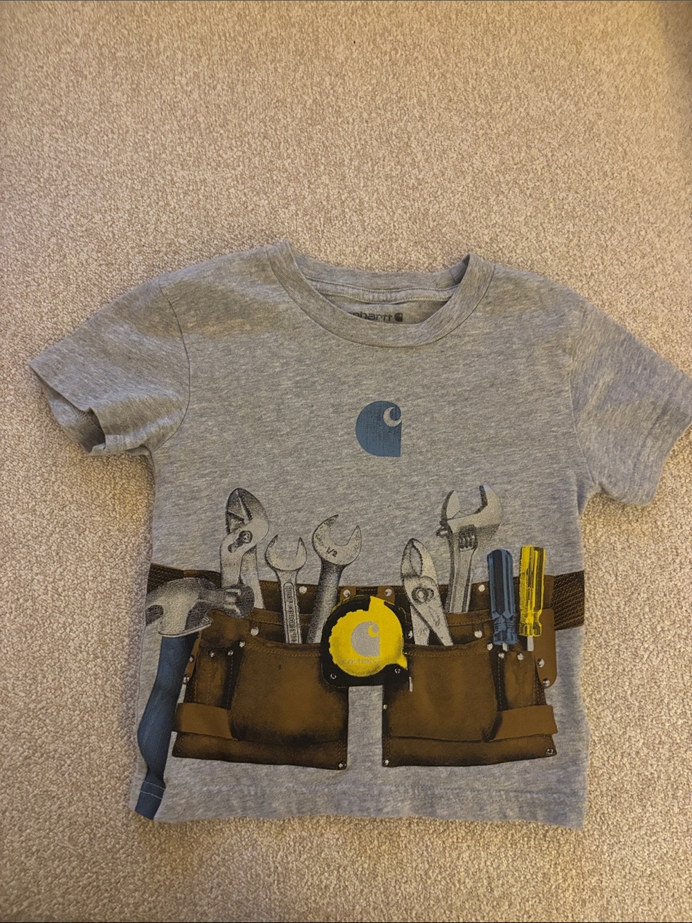 Carhartt Gray Kids Tool Belt Graphic Tee - 2T
